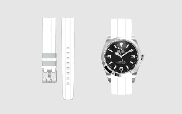 ２０２２’s ★ Rolex ★ Neck-Strap White★新品未使用 Rolex Explorer rubber strap 16570 & 214270 – Wristbuddys